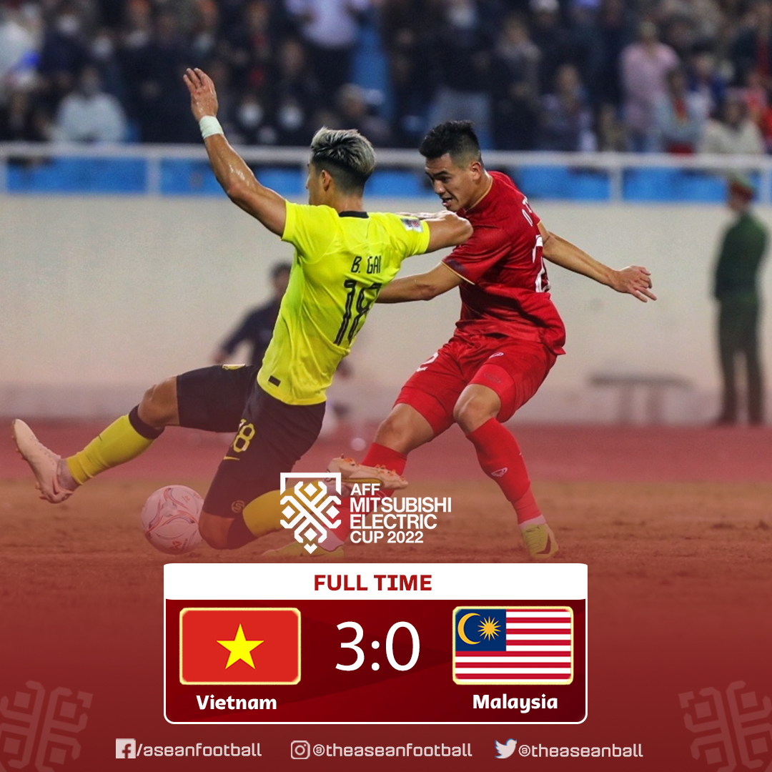 AFF Cup: Malaysia cannot point fingers at referee for defeat to Vietnam ...