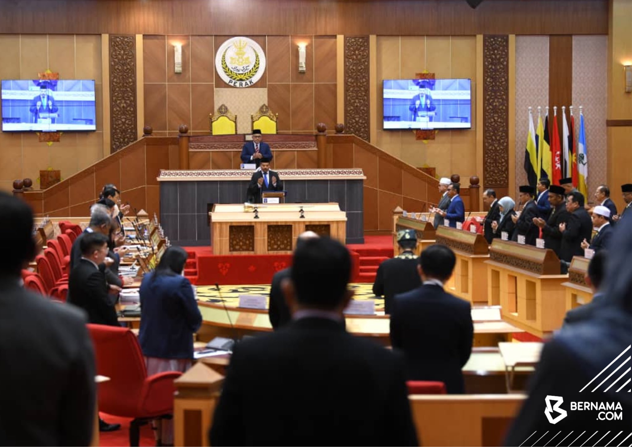 Perak State Assembly Observes Moment Of Silence For Victims Killed In ...