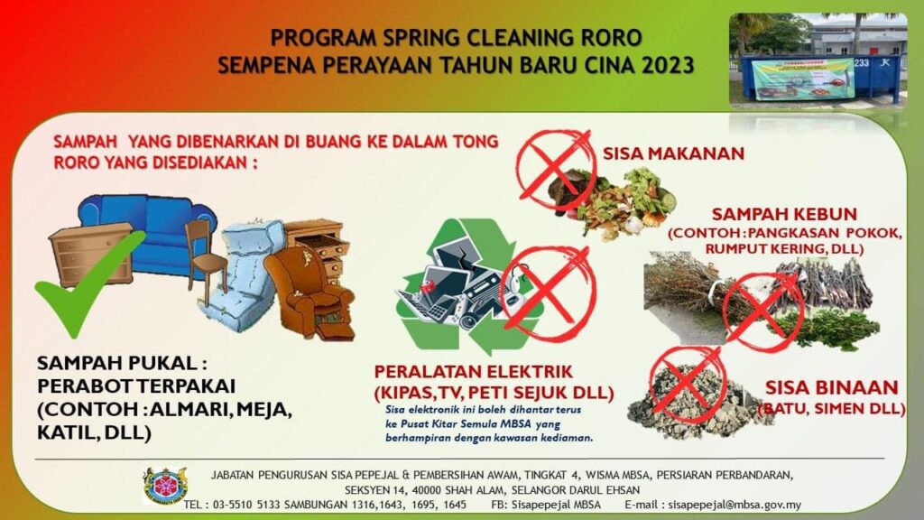 MBSA to ready bulk garbage bins in 362 locations for CNY - Selangor Journal