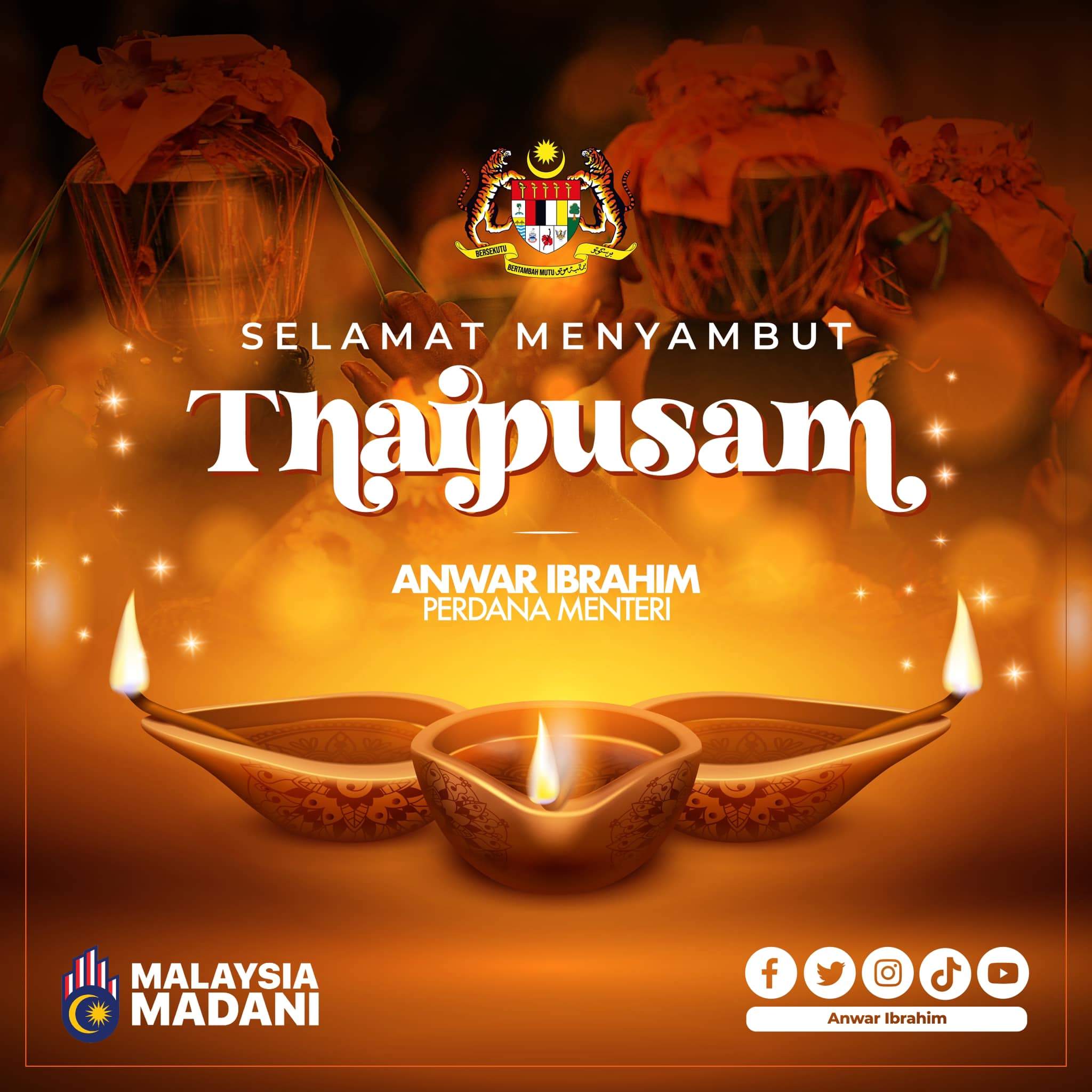 PM Anwar wishes Hindus a happy Thaipusam Selangor Journal