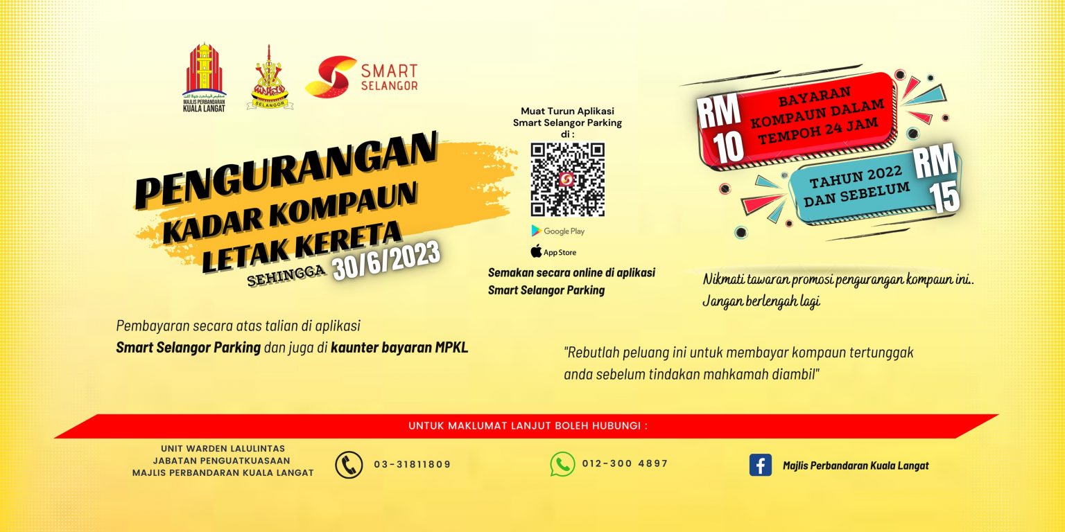 MPKL offering parking compound discounts of up to RM15 - Selangor Journal